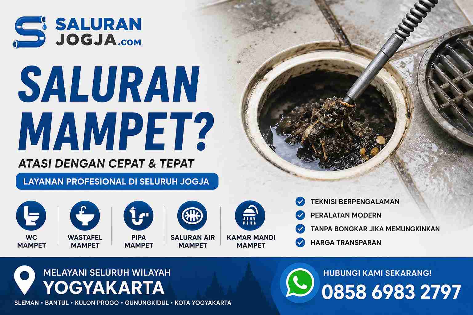 saluran mampet sleman