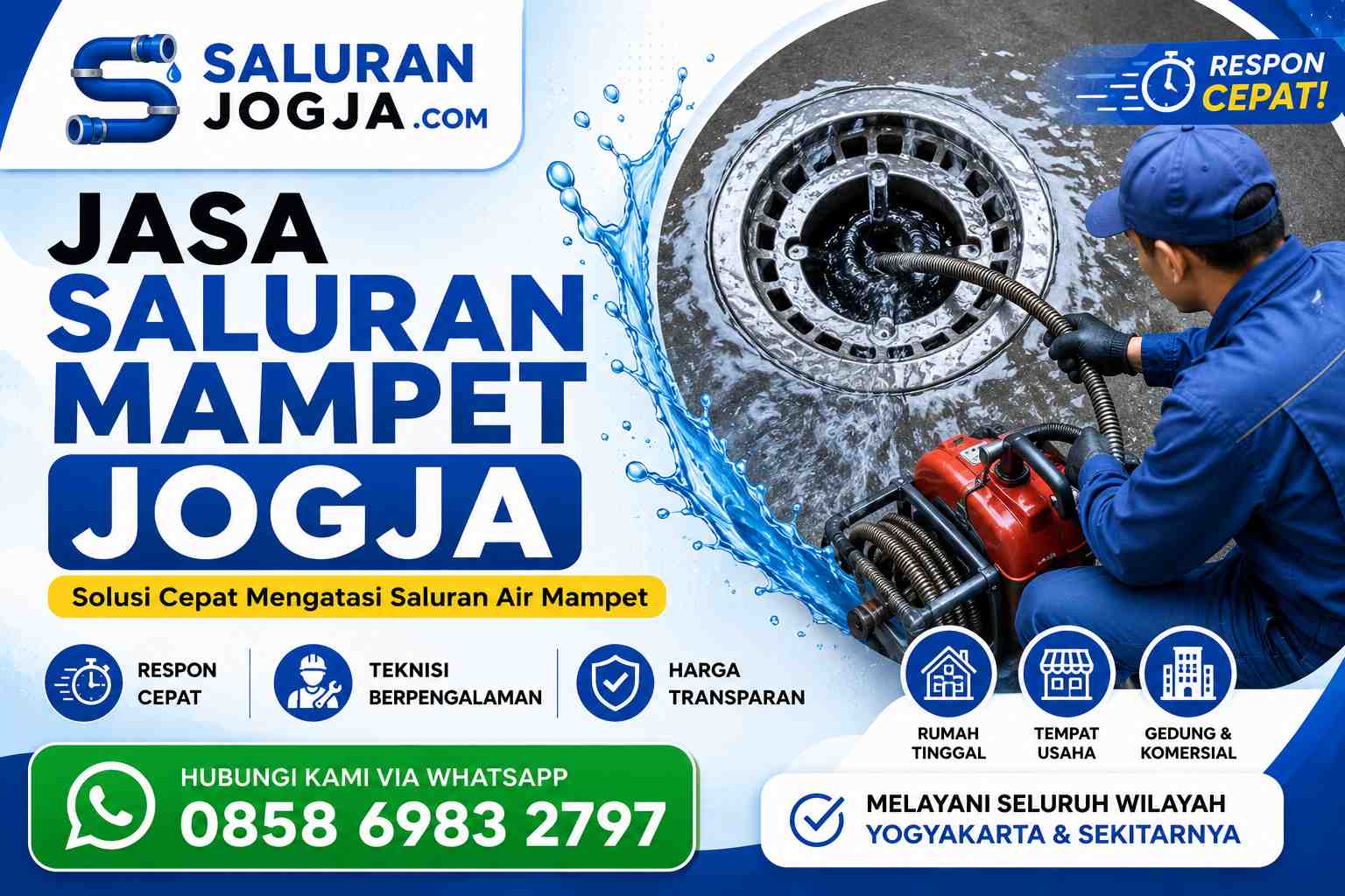 jasa saluran mampet jogja